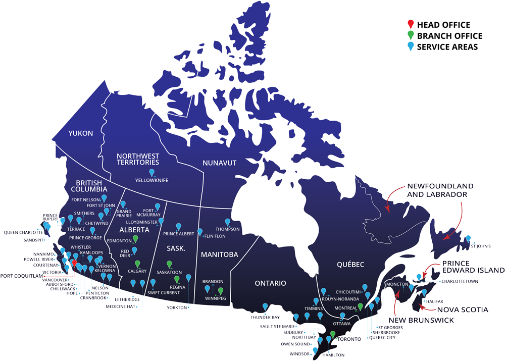 image of canada map